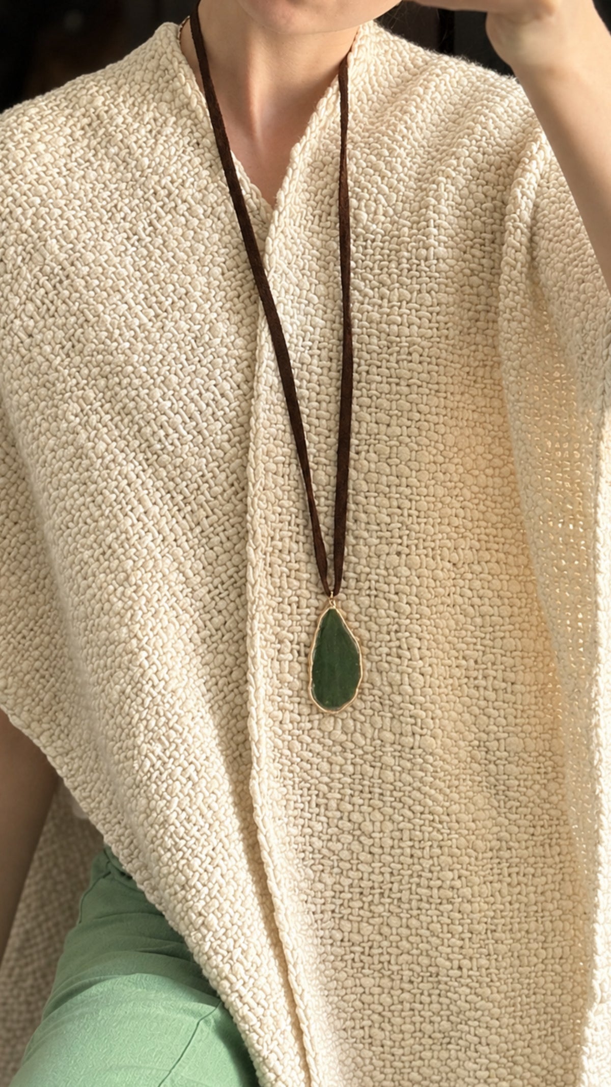 Colgante Ágata Verde