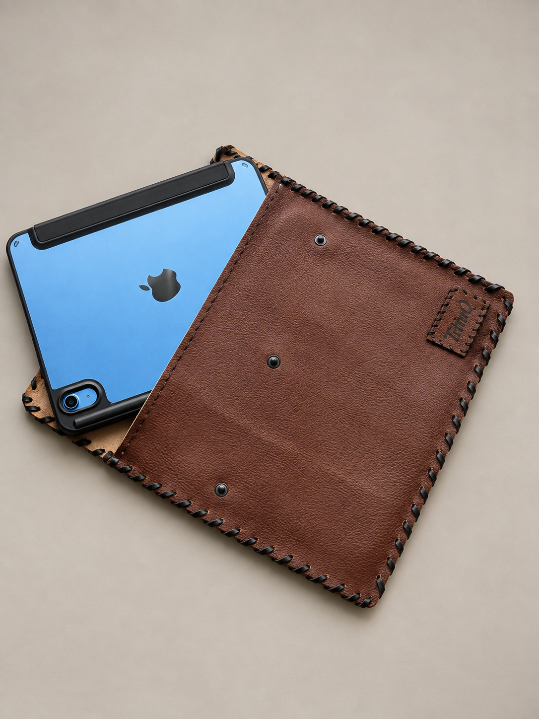 Sobre de cuero para iPad